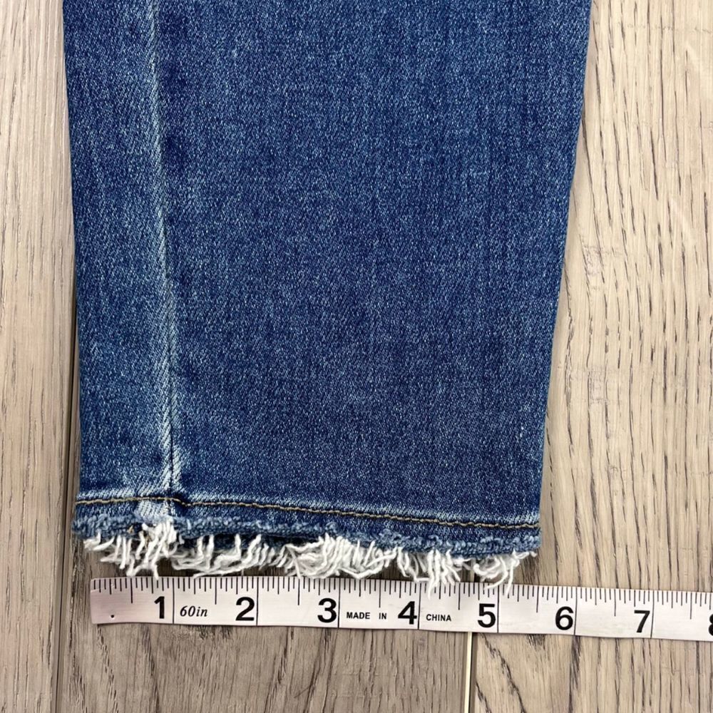 Letter To Juliet Women Size 31 Cotton High Rise Distressed Skinny Leg Denim Jean - Picture 15 of 16
